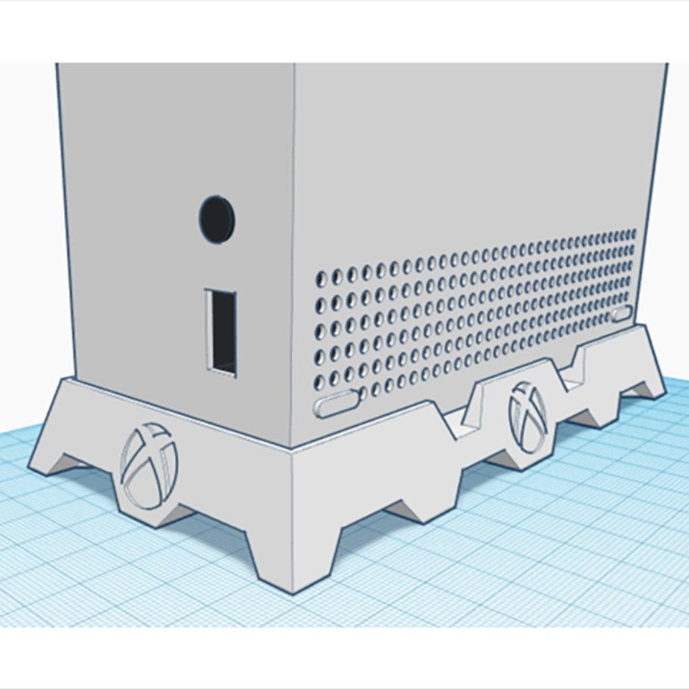 Microsoft Xbox Series S Vertical Stand Console Companion with Logo System Border